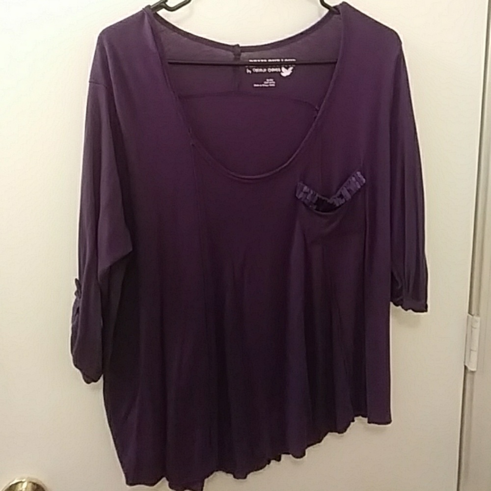 Pullover top, dark purple